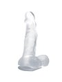 Baile Dong - Pene Realistico con Ventosa e Testicoli 16,7 CM Trasparente