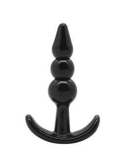 Addicted Toys - Set di 4 Plugs Anali in Silicone Nero