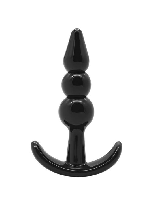 Addicted Toys - Set di 4 Plugs Anali in Silicone Nero