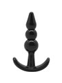 Addicted Toys - Set di 4 Plugs Anali in Silicone Nero