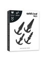 Addicted Toys - Set di 4 Plugs Anali in Silicone Nero