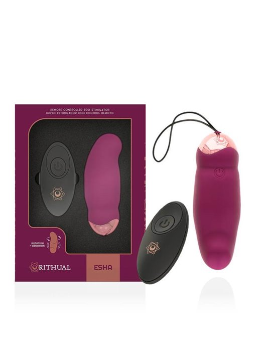 Rithual- Esha Remote Controlled Egg Stimulator Rotation + Vibration