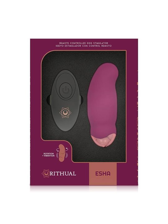 Rithual- Esha Remote Controlled Egg Stimulator Rotation + Vibration