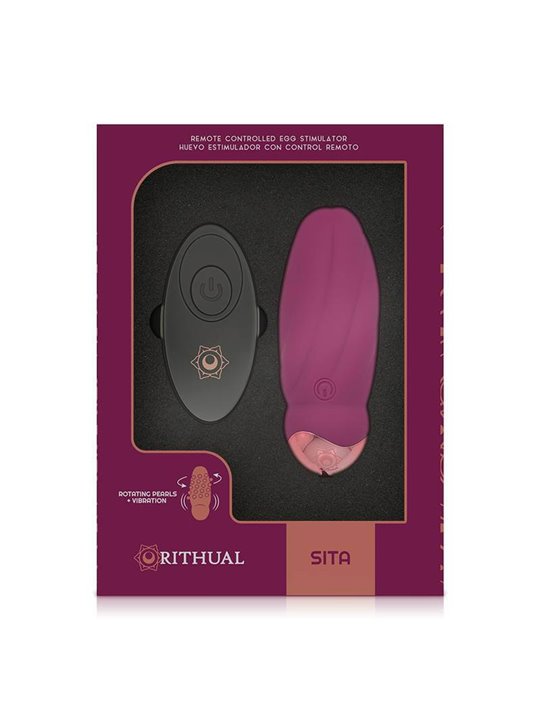Rithual- Sita Remote Controlled Egg Rotation Pearls  + Vibration