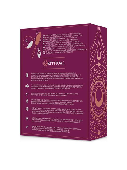 Rithual- Priya Remote Controlled Egg G-Spot + Vibration