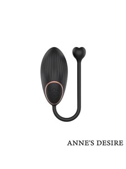 Anne'S Desire - Ovetto Vibrante con Tecnologia Watchme Nero e Oro