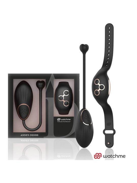 Anne'S Desire - Ovetto Vibrante con Tecnologia Watchme Nero e Oro