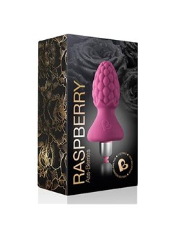 Rocks-Off Assberries Raspberry Vibrating Butt Plug