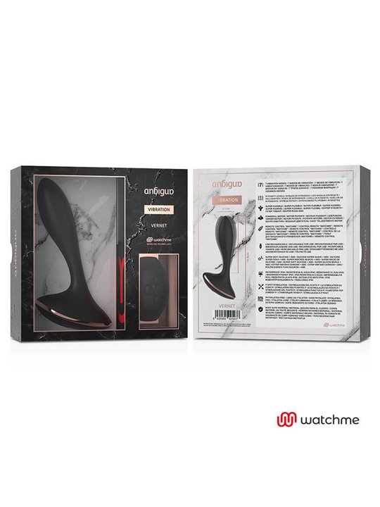 Anbiguo Vernet - Plug Anale Vibrante Compatibile Watchme