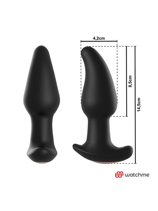 Anbiguo - Watchme Remote Control Anal Plug Vibrator with Rotation Of Amadeus Pearls