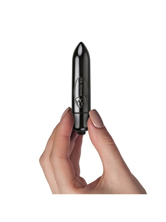 Rocks-Off Vibrating Bullet Ro-80Mm Midnight Metal