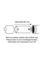 Rocks-Off Vibrating Bullet Ro-80Mm Midnight Metal