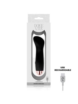 Dolce Vita - Rechargeable Vibrator One Black 7 Speed