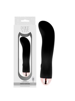 Dolce Vita - Rechargeable Vibrator Two Black 7 Speed