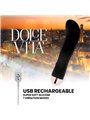 Dolce Vita - Rechargeable Vibrator Two Black 7 Speed