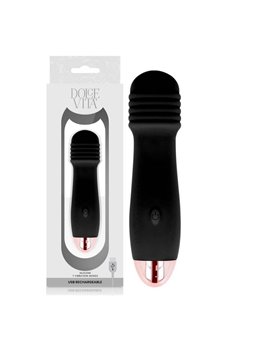Dolce Vita - Rechargeable Vibrator Three Black 7 Speed