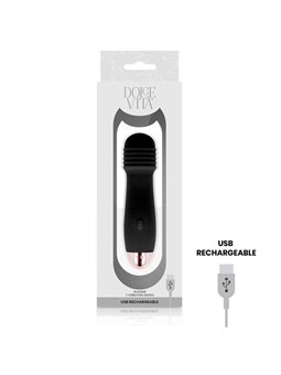 Dolce Vita - Rechargeable Vibrator Three Black 7 Speed