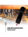 Dolce Vita - Rechargeable Vibrator Three Black 7 Speed