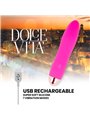 Dolce Vita - Rechargeable Vibrator Four Pink 7 Speeds