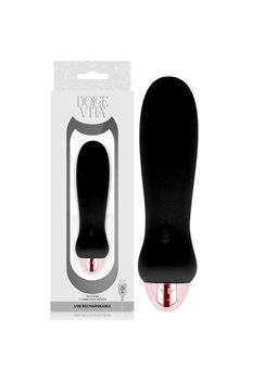 Dolce Vita - Rechargeable Vibrator Five Black 7 Speeds