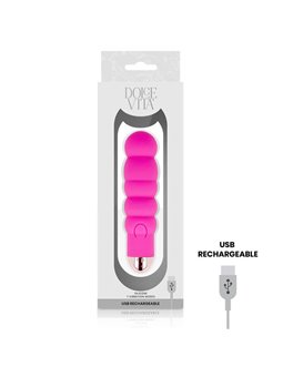 Dolce Vita - Rechargeable Vibrator Six Pink 7 Speeds