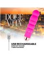 Dolce Vita - Rechargeable Vibrator Six Pink 7 Speeds