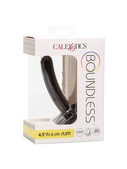 CalExotics Boundless Slim - Dildo Strap-On in Silicone 11,5 CM - Nero
