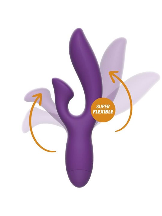 Rewolution Rewofun Flexible Vibrator With Rabbit