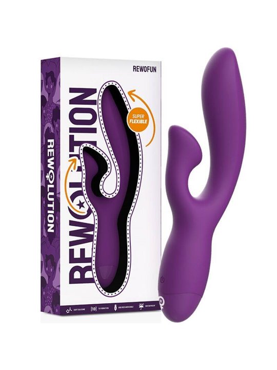 Rewolution Rewofun Flexible Vibrator With Rabbit