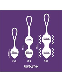 Rewolution Rewobeads Vibrating Balls Remote Control with Watchme Technology