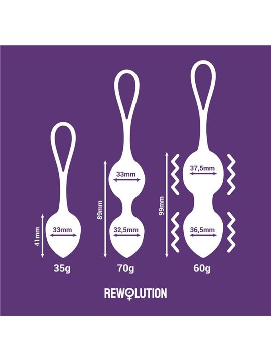 Rewolution Rewobeads Vibrating Balls Remote Control with Watchme Technology