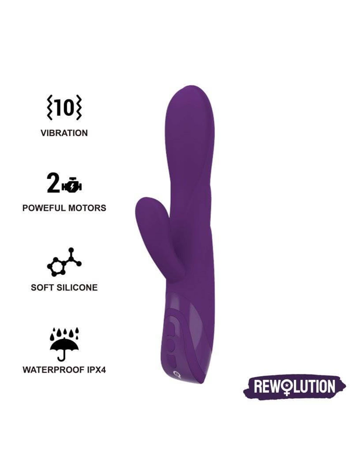 Rewolution Reworabbit Flexible Vibrator With Rabbit