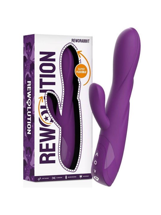 Rewolution Reworabbit Flexible Vibrator With Rabbit