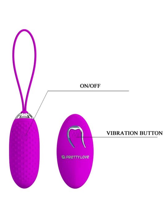 Pretty Love - Joanna Vibrating Egg Remote Control 12 Modes