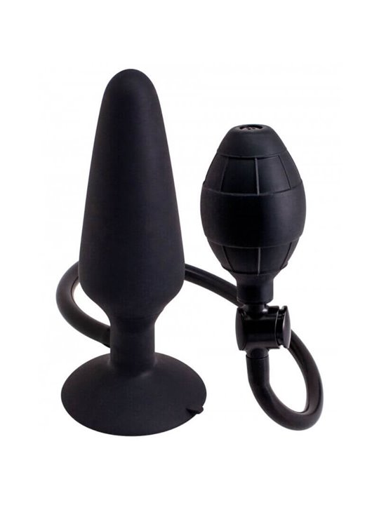 Sevencreations - Plug Gonfiabile Nero Inflatable Butt Plug L