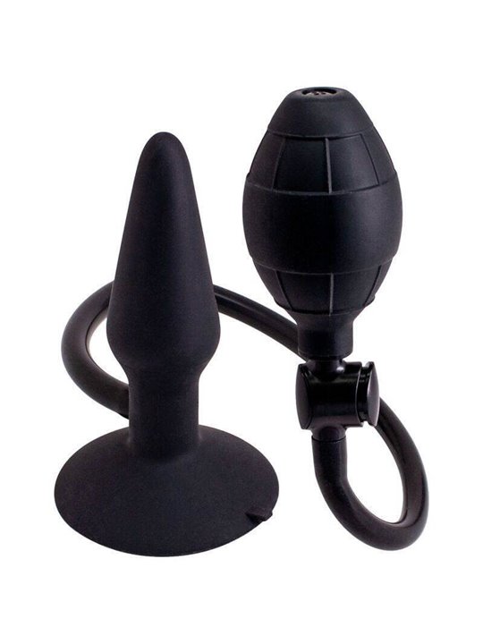 Sevencreations - Plug Anale Gonfiabile Nero  Inflatable Butt Plug S