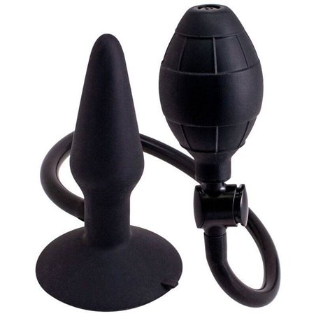 Sevencreations - Plug Anale Gonfiabile Nero  Inflatable Butt Plug S