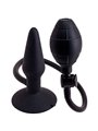 Sevencreations - Plug Anale Gonfiabile Nero  Inflatable Butt Plug S