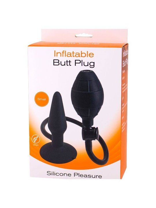 Sevencreations - Plug Anale Gonfiabile Nero  Inflatable Butt Plug S