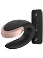 Satisfyer - Double Love Luxury Partner Vibrator Black