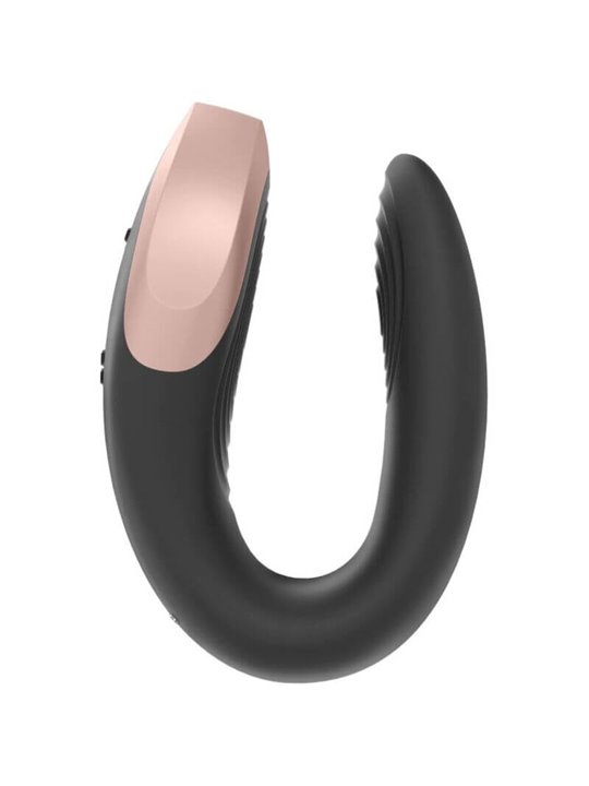 Satisfyer - Double Love Luxury Partner Vibrator Black