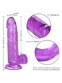 California Exotics - Size Queen Dildo Purple 15.3 CM