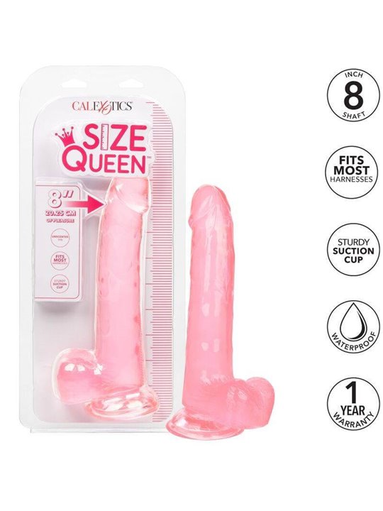 California Exotics - Size Queen Dildo Pink 20.3 CM