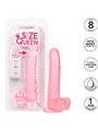 CalExotics Size Queen - Pene Realistico con Testicoli - 20,3 CM Rosa