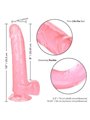 CalExotics Size Queen - Pene Realistico con Testicoli - 20,3 CM Rosa