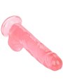 CalExotics Size Queen - Pene Realistico con Testicoli - 20,3 CM Rosa