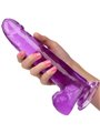 California Exotics - Size Queen Dildo Purple 20.3 CM