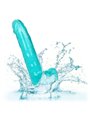 CalExotics Size Queen - Pene Realistico con Testicoli - 20,3 CM Verde Acqua