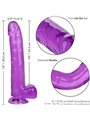 California Exotics - Size Queen Dildo Purple 25.5 CM