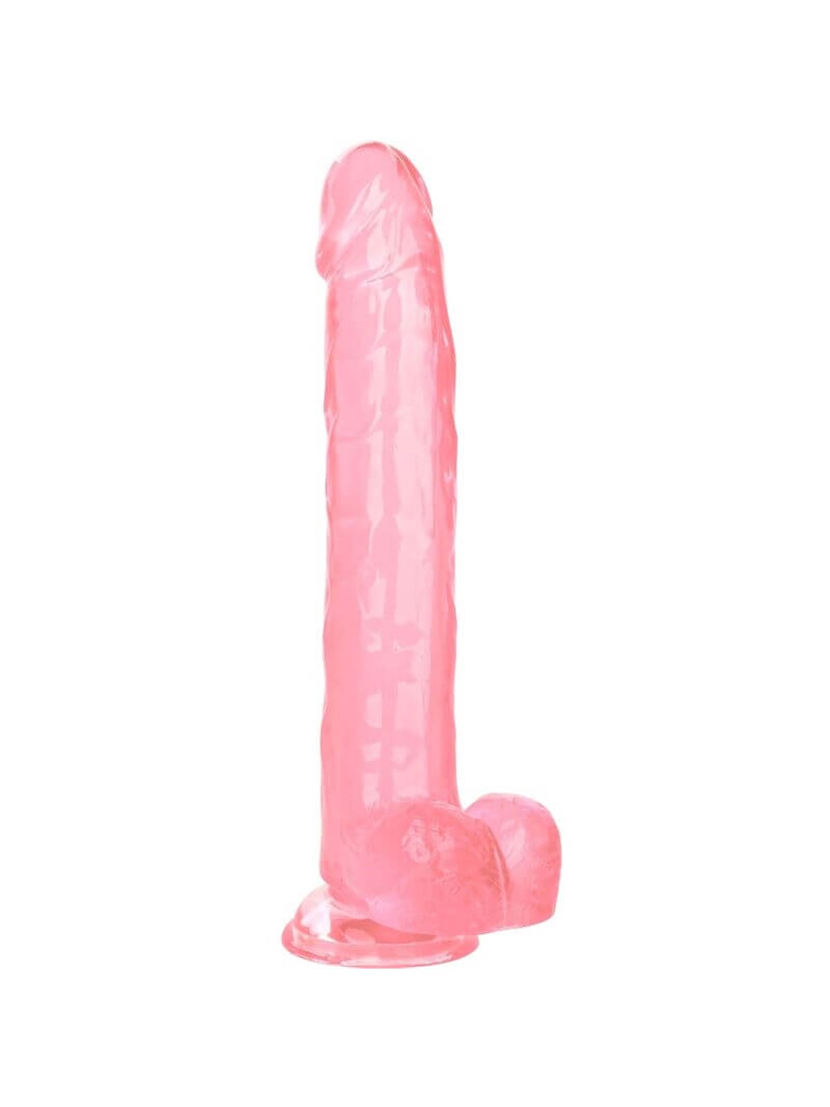 CalExotics Size Queen - Pene Realistico con Testicoli - 25,5 CM Rosa